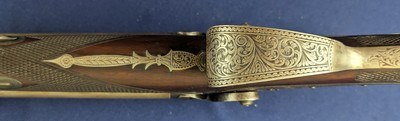 Fine 19th Century Phila Mkd Hollis & Hollis 12 GA Percussion Shotgun - Image 14 of 19
