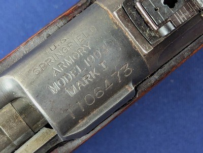 Fine WWII U.S.Arsenal Rebuild 1903 Mk I .30-06 Rifle Slotted for Pedersen Device - Image 10 of 18