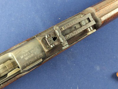 Fine WWII U.S.Arsenal Rebuild 1903 Mk I .30-06 Rifle Slotted for Pedersen Device - Image 9 of 18