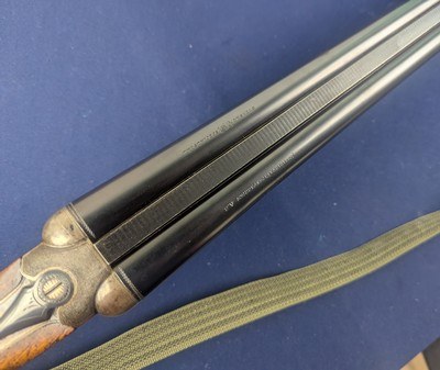 Fine Vintage Husqvarna 615AS 12 GA SXS Shotgun C. 1950s - Image 12 of 20