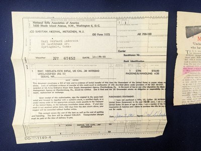 Documented Near Mint WWII 1943 Dated Remington 1903A3 .30-06 Rifle Early Govt. Pre-CMP Sold Specimen - Image 3 of 20