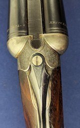 Excellent Hi-Grade Pre-War J.P. Sauer 12 GA SXS Shotgun - Image 7 of 20