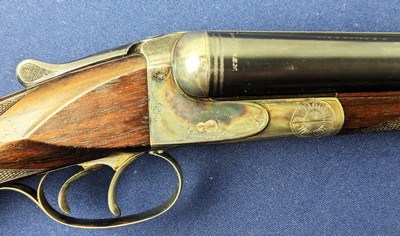Excellent Hi-Grade Pre-War J.P. Sauer 12 GA SXS Shotgun - Image 3 of 20