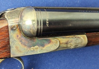 Excellent Hi-Grade Pre-War J.P. Sauer 12 GA SXS Shotgun - Image 8 of 20