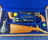 Scarce Ltd. Edit. Colt Black Powder 1860 Army U.S. Cavalry Commemorative Cased Pair w/Shoulder Stock - Image 1 of 16