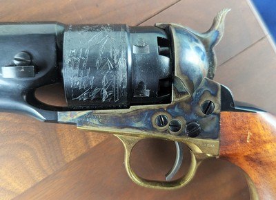 Scarce Ltd. Edit. Colt Black Powder 1860 Army U.S. Cavalry Commemorative Cased Pair w/Shoulder Stock - Image 11 of 16