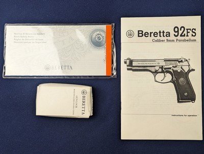 NIB Classic Beretta 92FS 9MM Auto Pistol - Image 13 of 13