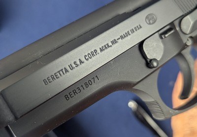 NIB Classic Beretta 92FS 9MM Auto Pistol - Image 11 of 13
