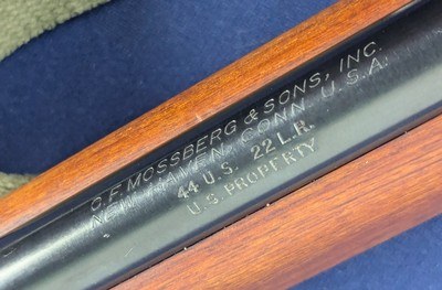Near MINT Unfired Mossberg M44  WWII U.S. 22 Training Rifle C. 1944 - Image 8 of 20