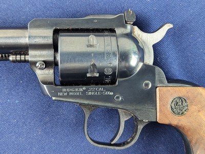 Vintage 1976 Ruger NM Single-Six Convertible .22 Revolver - Image 9 of 13