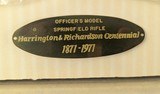 Exceptional H&R Commemorative Officer’s Model 1873 Trapdoor .45-70 Rifle from Industry President. - Image 6 of 20