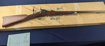 Exceptional H&R Commemorative Officer’s Model 1873 Trapdoor .45-70 Rifle from Industry President. - Image 9 of 20