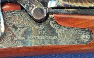 Exceptional H&R Commemorative Officer’s Model 1873 Trapdoor .45-70 Rifle from Industry President. - Image 13 of 20
