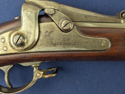 Scarce U.S. Springfield Model 1866 Allin Conversion .50-70 Trapdoor Rifle - Image 9 of 20