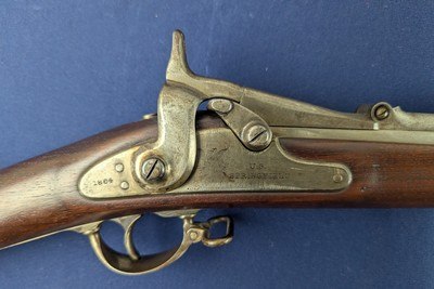 Scarce U.S. Springfield Model 1866 Allin Conversion .50-70 Trapdoor Rifle - Image 7 of 20