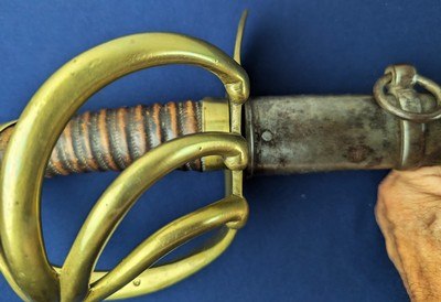 Authentic Napoleonic War Period French AN XIII Heavy Cavalry “Curassier’s” Sword - Image 8 of 20