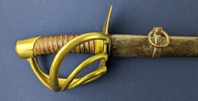 Authentic Napoleonic War Period French AN XIII Heavy Cavalry “Curassier’s” Sword - Image 3 of 20