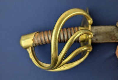 Authentic Napoleonic War Period French AN XIII Heavy Cavalry “Curassier’s” Sword - Image 6 of 20