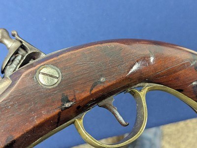 Fine Antique English Military Style Officers Flint Pistol - Image 17 of 20