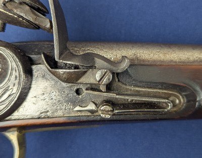 Fine Antique English Military Style Officers Flint Pistol - Image 9 of 20