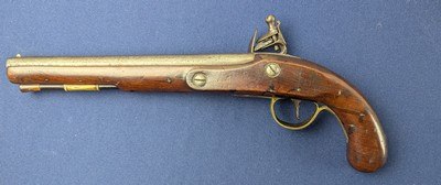 Fine Antique English Military Style Officers Flint Pistol - Image 14 of 20