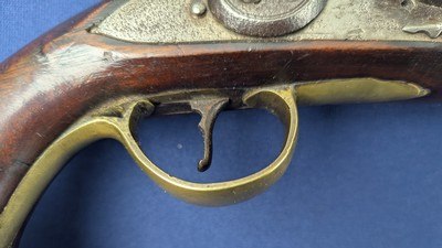 Fine Antique English Military Style Officers Flint Pistol - Image 4 of 20