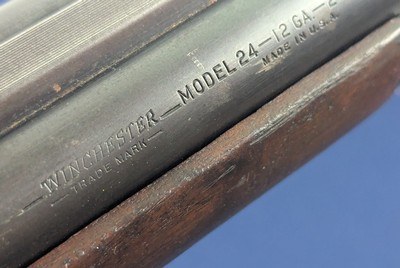 Vintage 1952 Classic Winchester Model 24 12 GA SXS Shotgun - Image 18 of 20