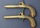 Fine Vintage Pair English Percussion Pocket Pistols C. 1835-1850 - Image 8 of 18