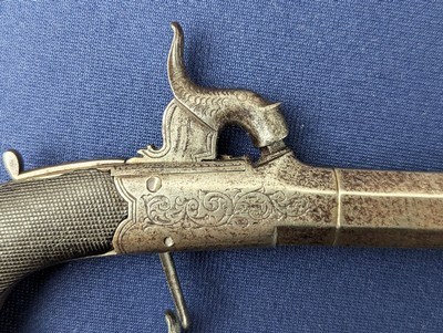 Fine Vintage Pair English Percussion Pocket Pistols C. 1835-1850 - Image 2 of 18