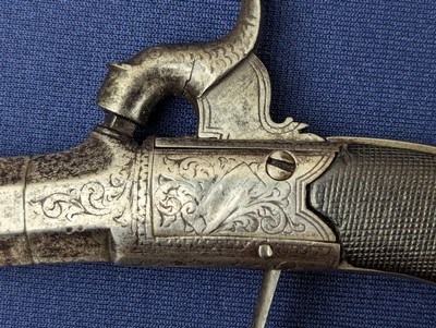 Fine Vintage Pair English Percussion Pocket Pistols C. 1835-1850 - Image 13 of 18