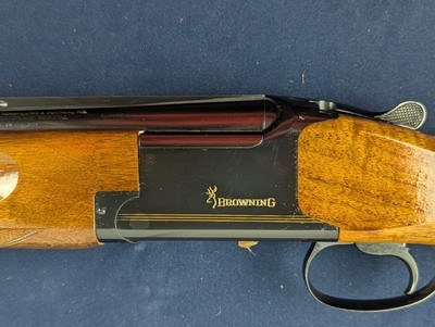 Fine VintageBelgian Browning 12 GA. O/U Shotgun 30” Barrels C. 1982 - Image 10 of 19