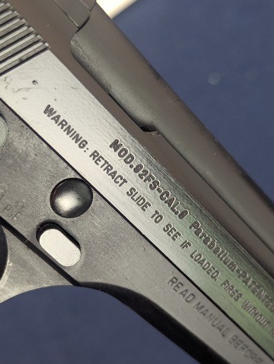 Vintage Beretta 92FS 9MM Auto Pistol - Image 15 of 19