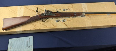 Exceptional H&R Commemorative Officer’s Model 1873 Trapdoor .45-70 Rifle from Industry President. - Image 1 of 20