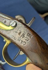 New Addition Crimean War Period Match Pair French 1822 Percussion Military Pistols - Image 7 of 18