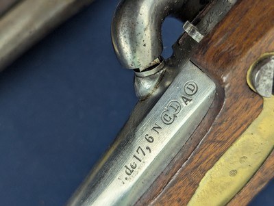 New Addition Crimean War Period Match Pair French 1822 Percussion Military Pistols - Image 16 of 18