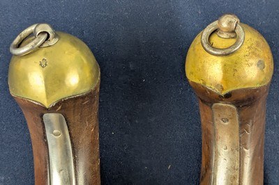 New Addition Crimean War Period Match Pair French 1822 Percussion Military Pistols - Image 11 of 18