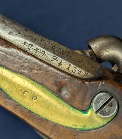 New Addition Crimean War Period Match Pair French 1822 Percussion Military Pistols - Image 15 of 18