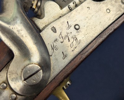 New Addition Crimean War Period Match Pair French 1822 Percussion Military Pistols - Image 10 of 18