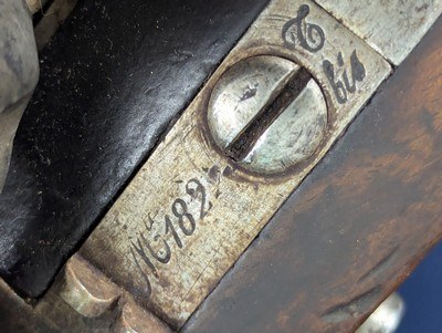New Addition Crimean War Period Match Pair French 1822 Percussion Military Pistols - Image 4 of 18
