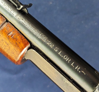 Outstanding Pre-War Winchester 62 Rifle in RARE Factory Picture Box c. 1939 - Image 18 of 20