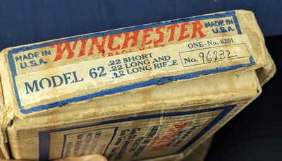 Outstanding Pre-War Winchester 62 Rifle in RARE Factory Picture Box c. 1939 - Image 20 of 20