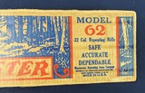 Outstanding Pre-War Winchester 62 Rifle in RARE Factory Picture Box c. 1939 - Image 4 of 20