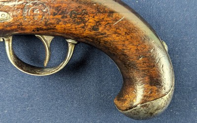 Scarce French Military Model 1842 Naval Pistol - Image 12 of 16