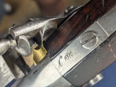 Fine Napoleonic War Period French Charleville Model 1816 Flintlock Pistol - Image 8 of 14