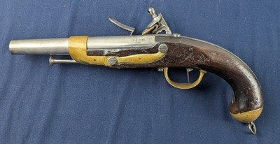 Fine Napoleonic War Period French Charleville Model 1816 Flintlock Pistol - Image 14 of 14