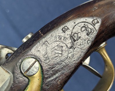 Fine Napoleonic War Period French Charleville Model 1816 Flintlock Pistol - Image 11 of 14