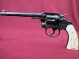 Colt Police Positive Engraved 22 WRF with Carved Ivory Grips Beautiful - 1 of 12