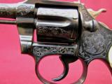 Colt Police Positive Engraved 22 WRF with Carved Ivory Grips Beautiful - 4 of 12