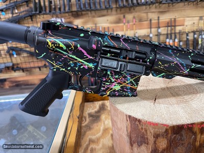 Great Lakes AR-15 Splatter Series Rifle - 223 Wylde, 30+1, 16