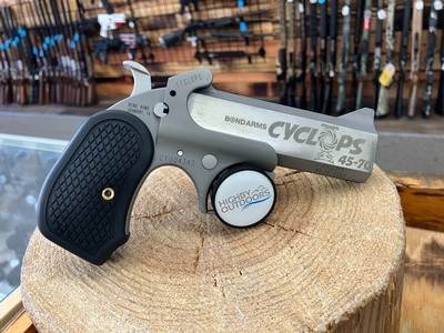 Bond Arms Cyclops Pistol - 45-70 Gov - 1rd Shot - 4.25